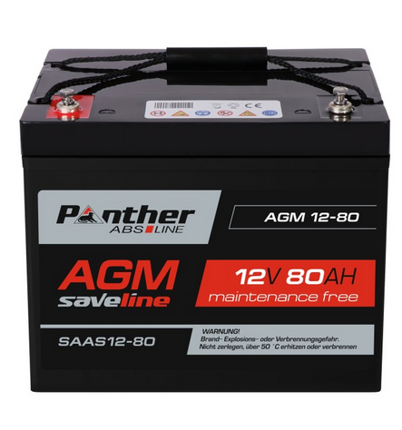 AGM-Batterie 12V 80 AH - ESCOOTER-AKKU